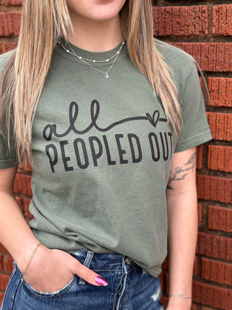 All Peopled Out Tee- ASK Apparel LLC
