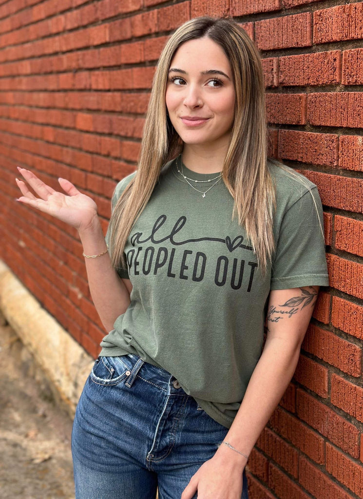 All Peopled Out Tee- ASK Apparel LLC