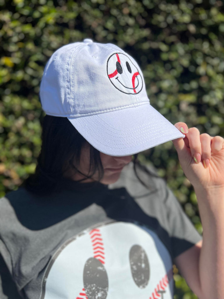 Smiley Baseball Hat- ASK Apparel LLC