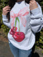 Cherry Coquette Sweatshirt- ASK Apparel LLC