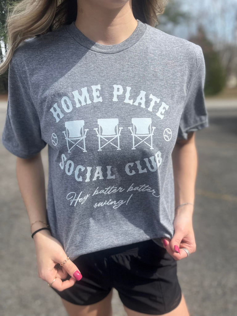 Home Plate Social Club Tee- ASK Apparel LLC