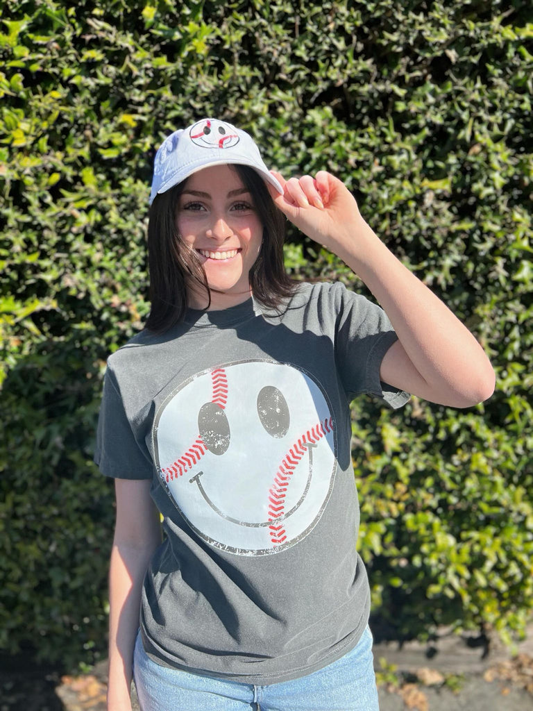 Smiley Baseball Hat- ASK Apparel LLC