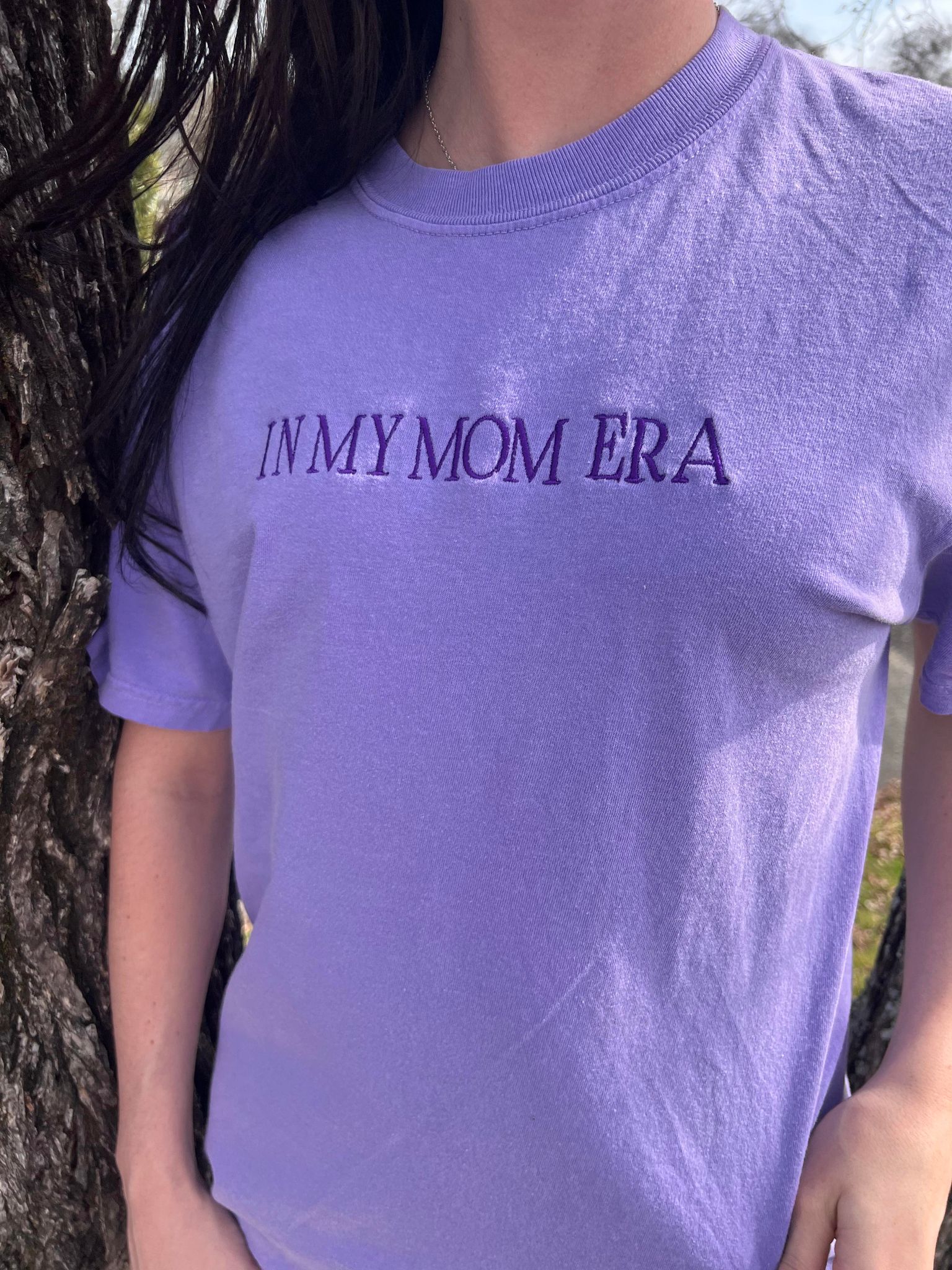 In My Mom Era Purple Tee- ASK Apparel LLC