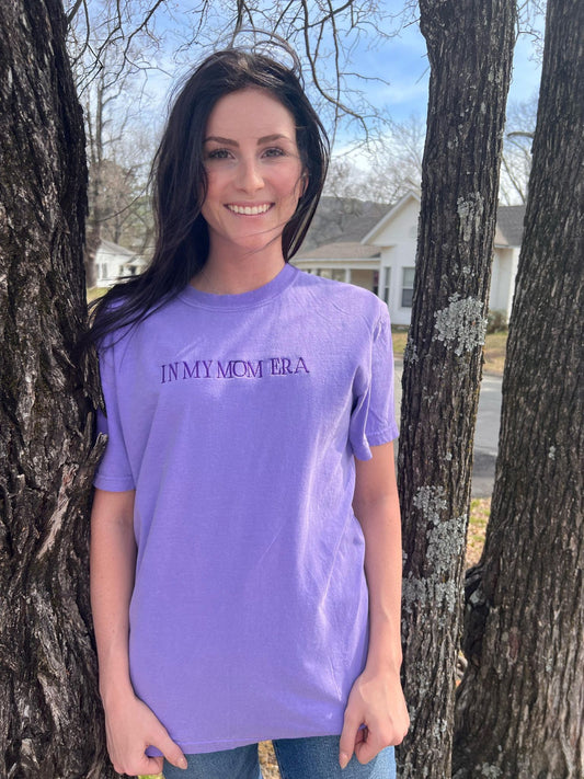 In My Mom Era Purple Tee- ASK Apparel LLC