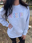 Custom Multi Color Embroidery State Sweatshirt- ASK Apparel LLC