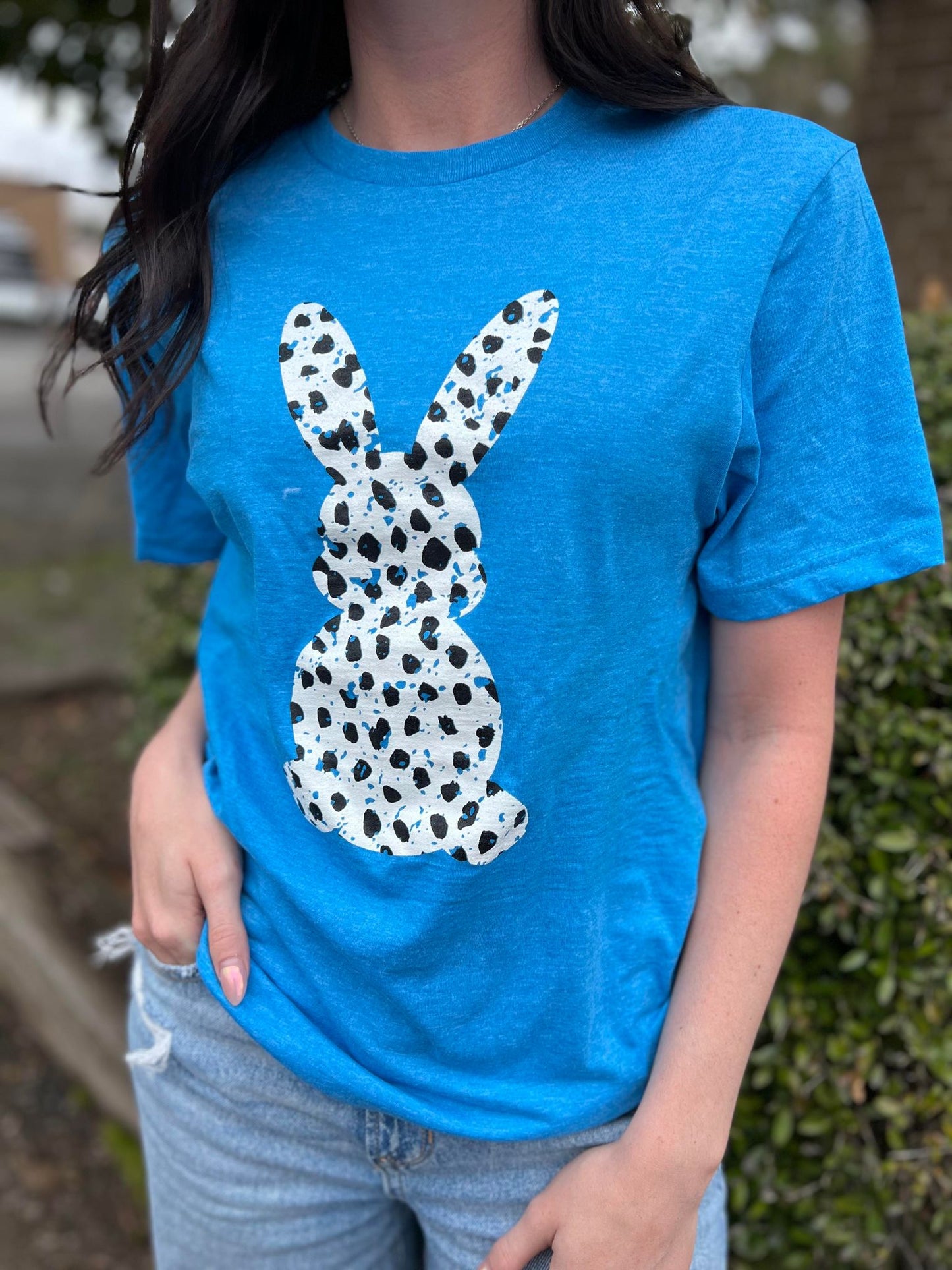 Dalmatian Print Bunny Tee- ASK Apparel LLC