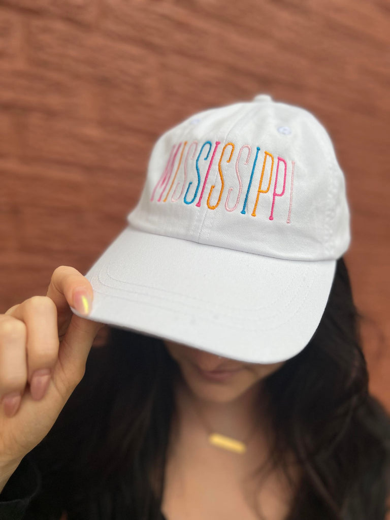 Custom Multi Color Embroidery State Hat