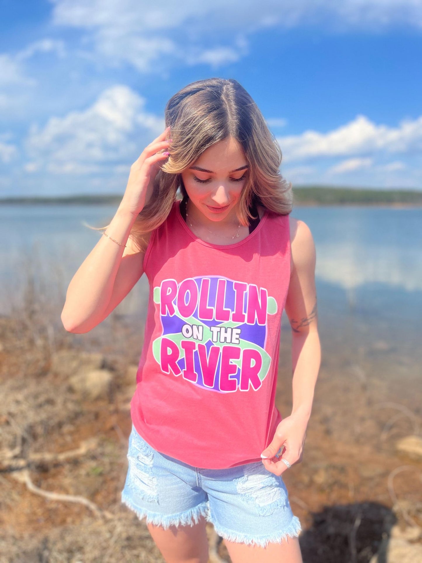 Rollin' on the River Tank- ASK Apparel LLC