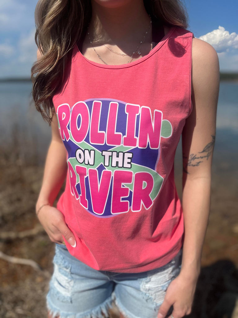 Rollin' on the River Tank- ASK Apparel LLC