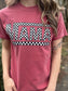 Spring Checkered Mama Tee- ASK Apparel LLC