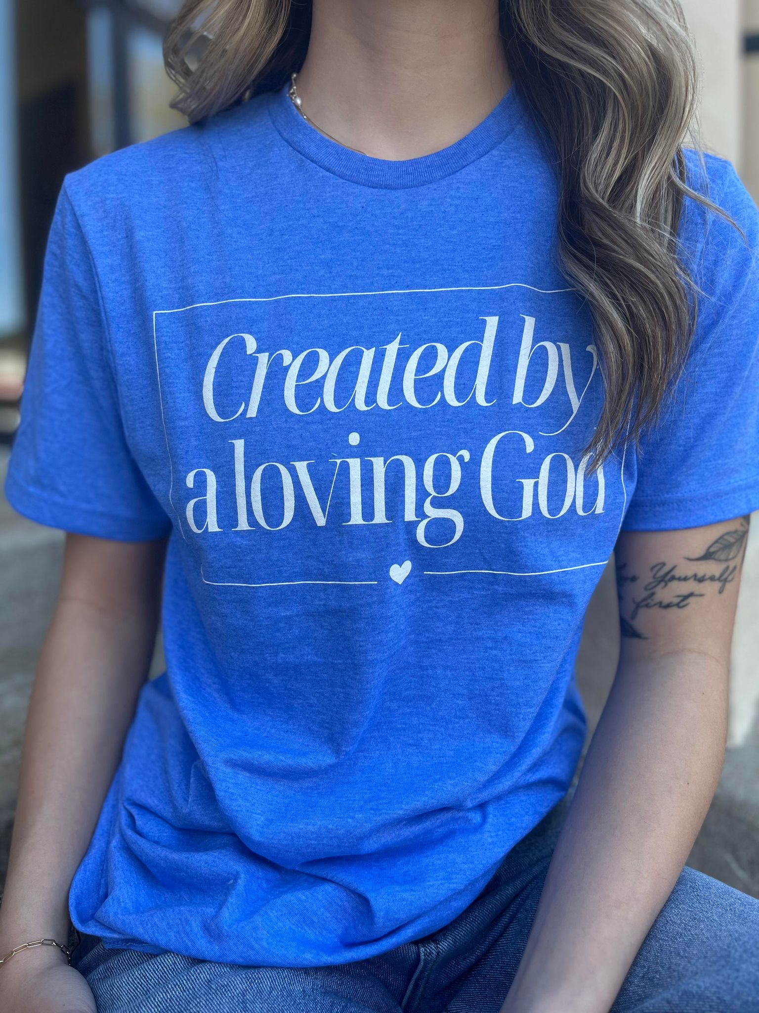 Created by A Loving God Tee- ASK Apparel LLC