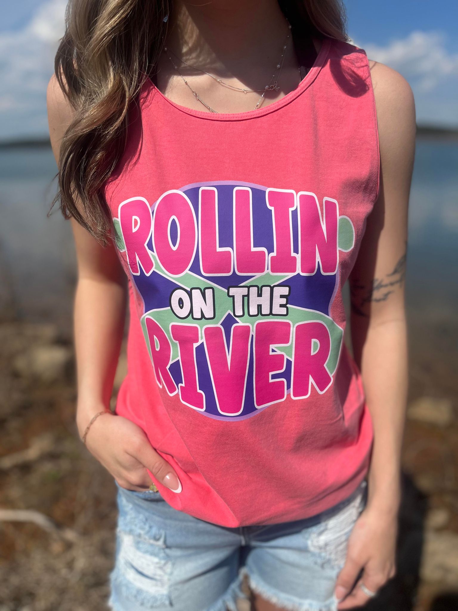 Rollin' on the River Tank- ASK Apparel LLC