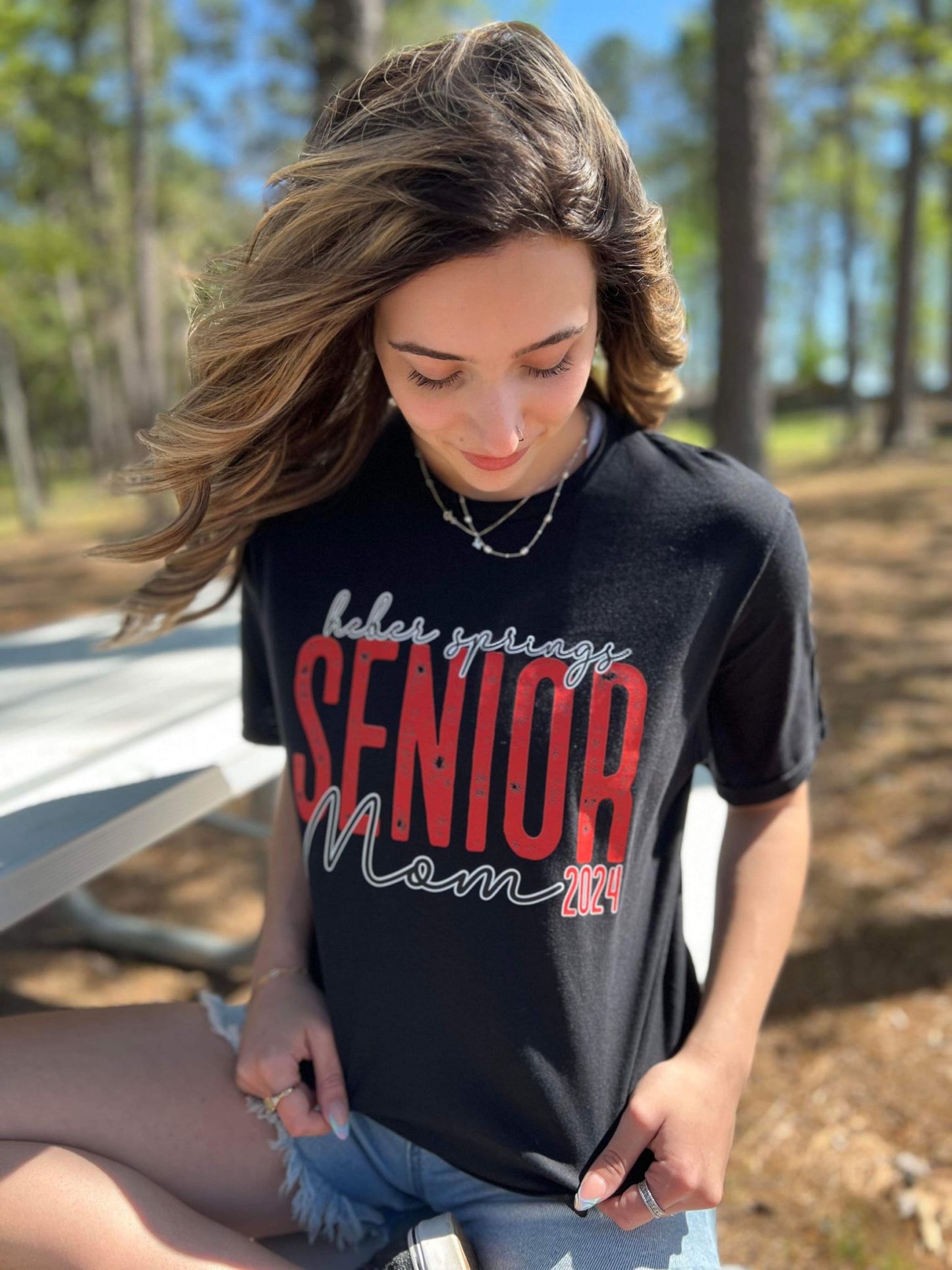 Custom Senior Mom Tee- ASK Apparel LLC