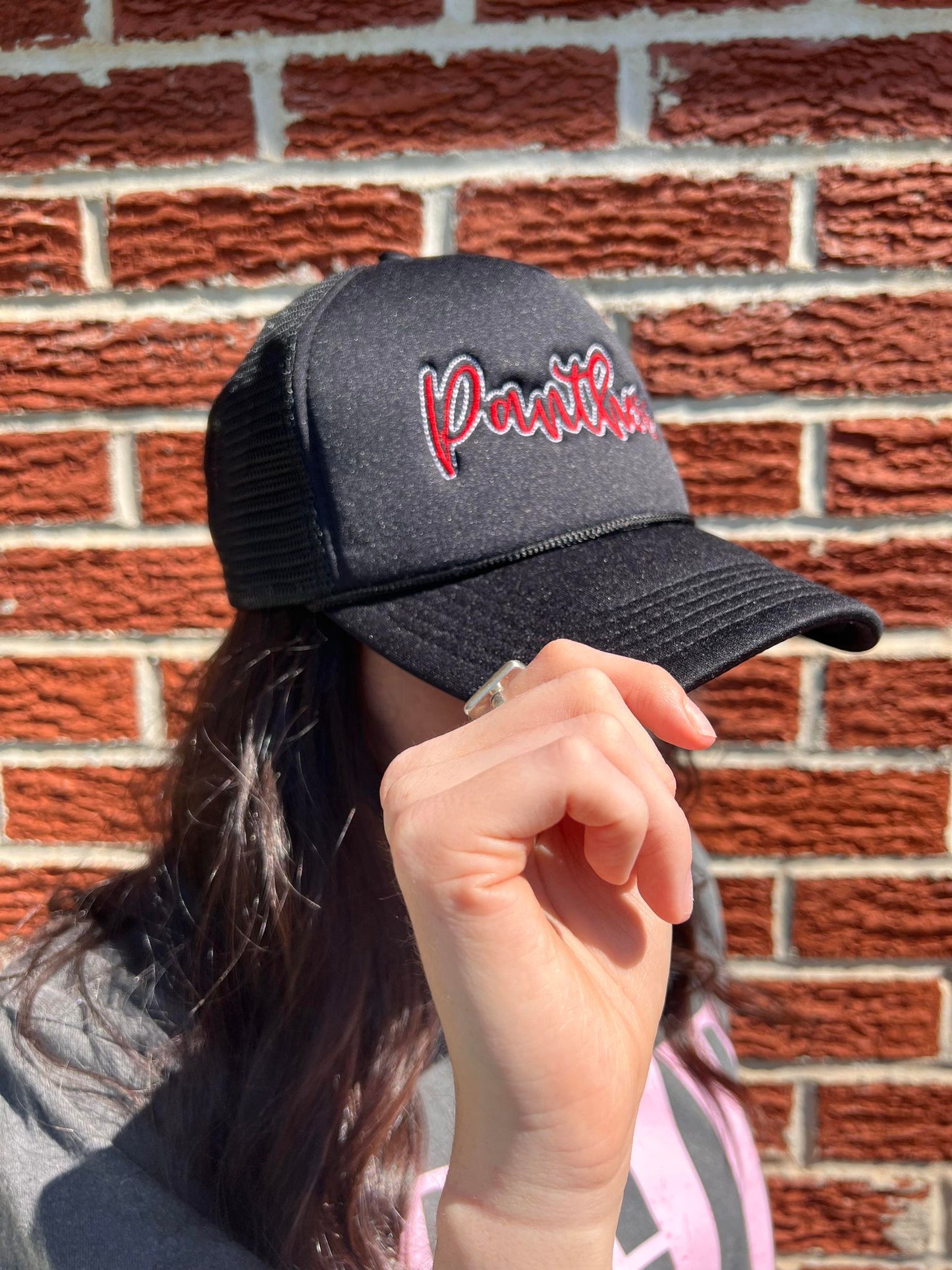 Customizable Embroidered Mascot Trucker Hat- ASK Apparel LLC