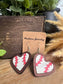 Baseball Heart Earrings- ASK Apparel LLC