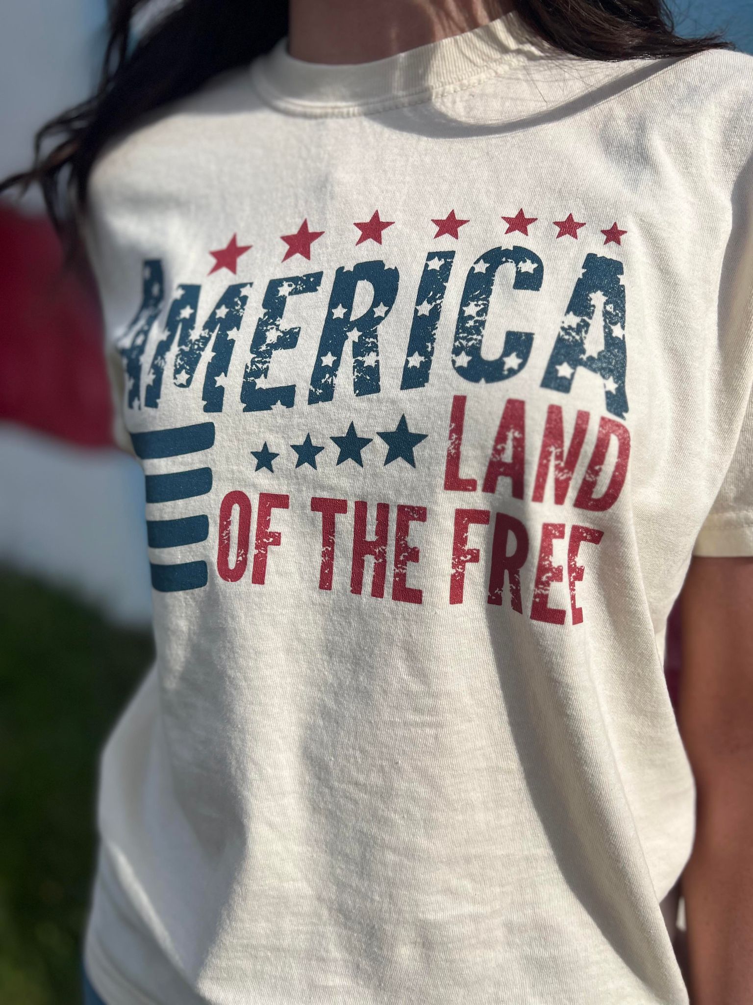 America Land of the Free Tee- ASK Apparel LLC
