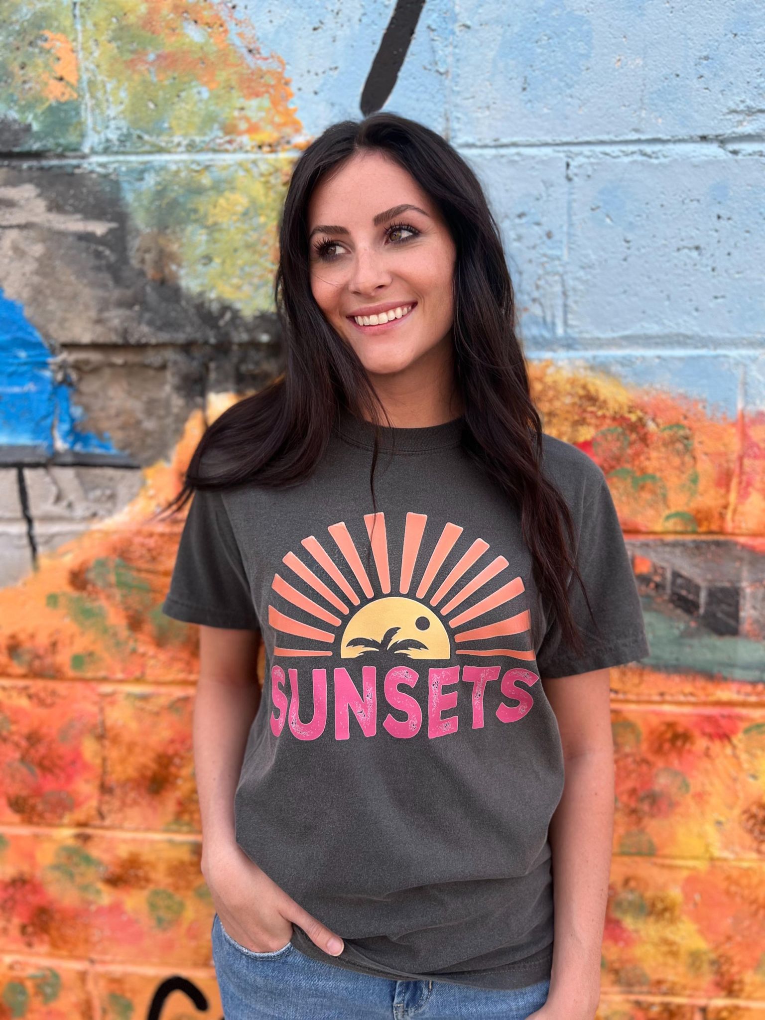 Forever Chasing Sunsets Tee- ASK Apparel LLC