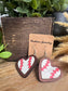 Baseball Heart Earrings- ASK Apparel LLC