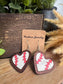 Baseball Heart Earrings- ASK Apparel LLC