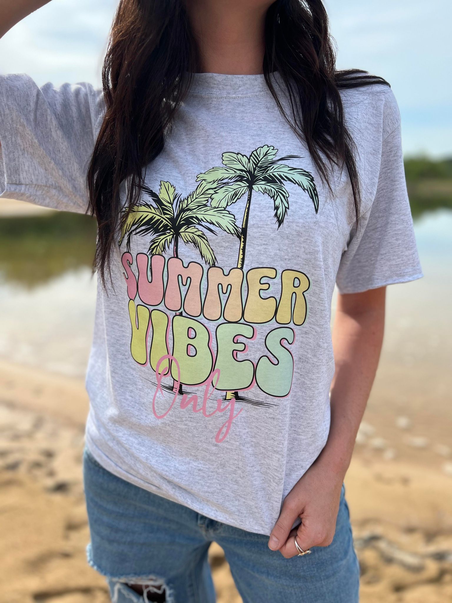 Summer Vibes Only Tee- ASK Apparel LLC