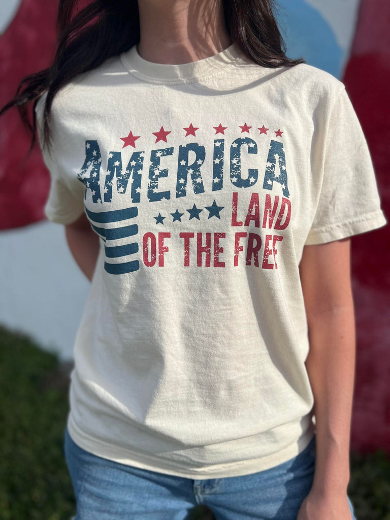 America Land of the Free Tee- ASK Apparel LLC