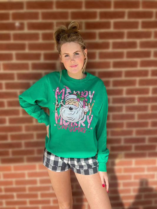 Merry Santa Sweatshirt