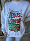 Christmas Jesus Cocoa and Chill Sweatshirt