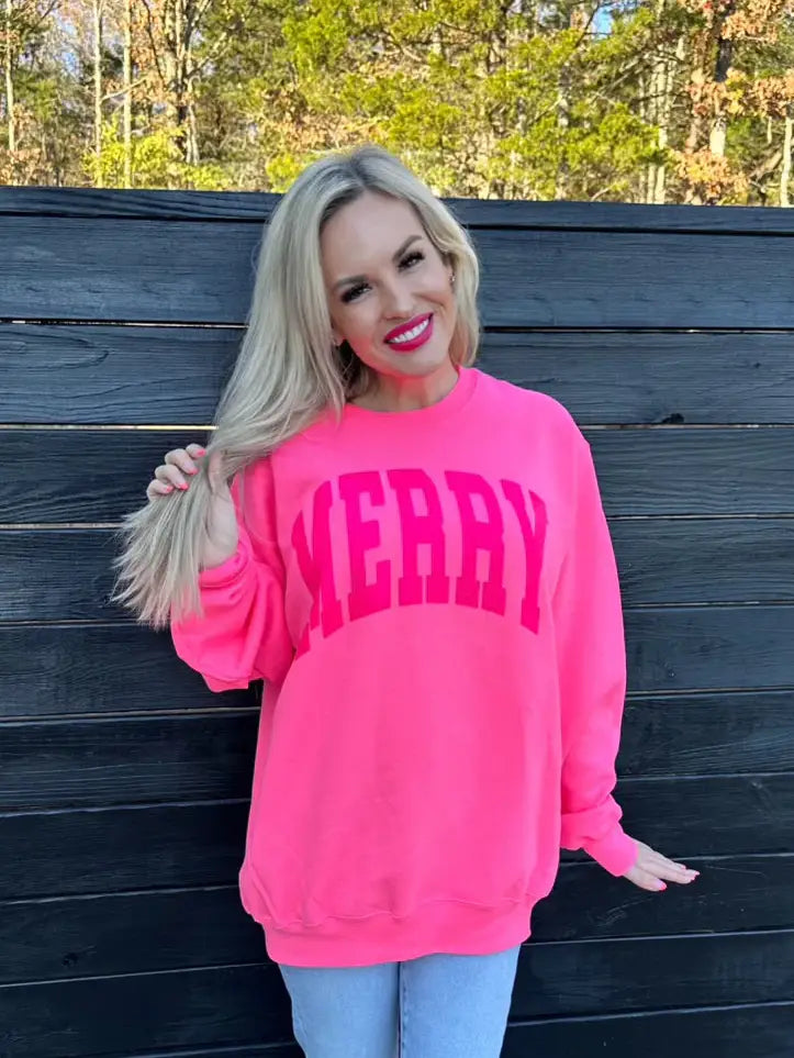 Pink Merry Crewneck