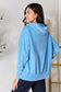 Zenana Half Snap Long Sleeve Hoodie with Pockets