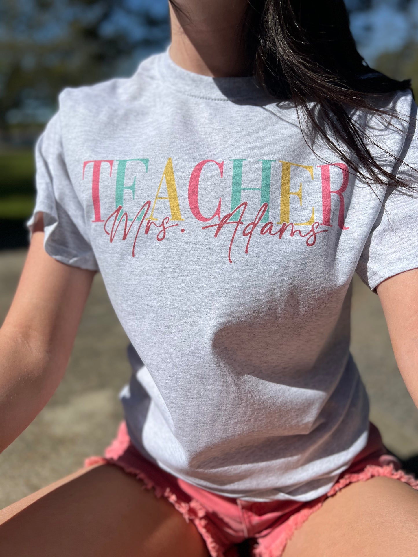 Customizable Teacher Tee