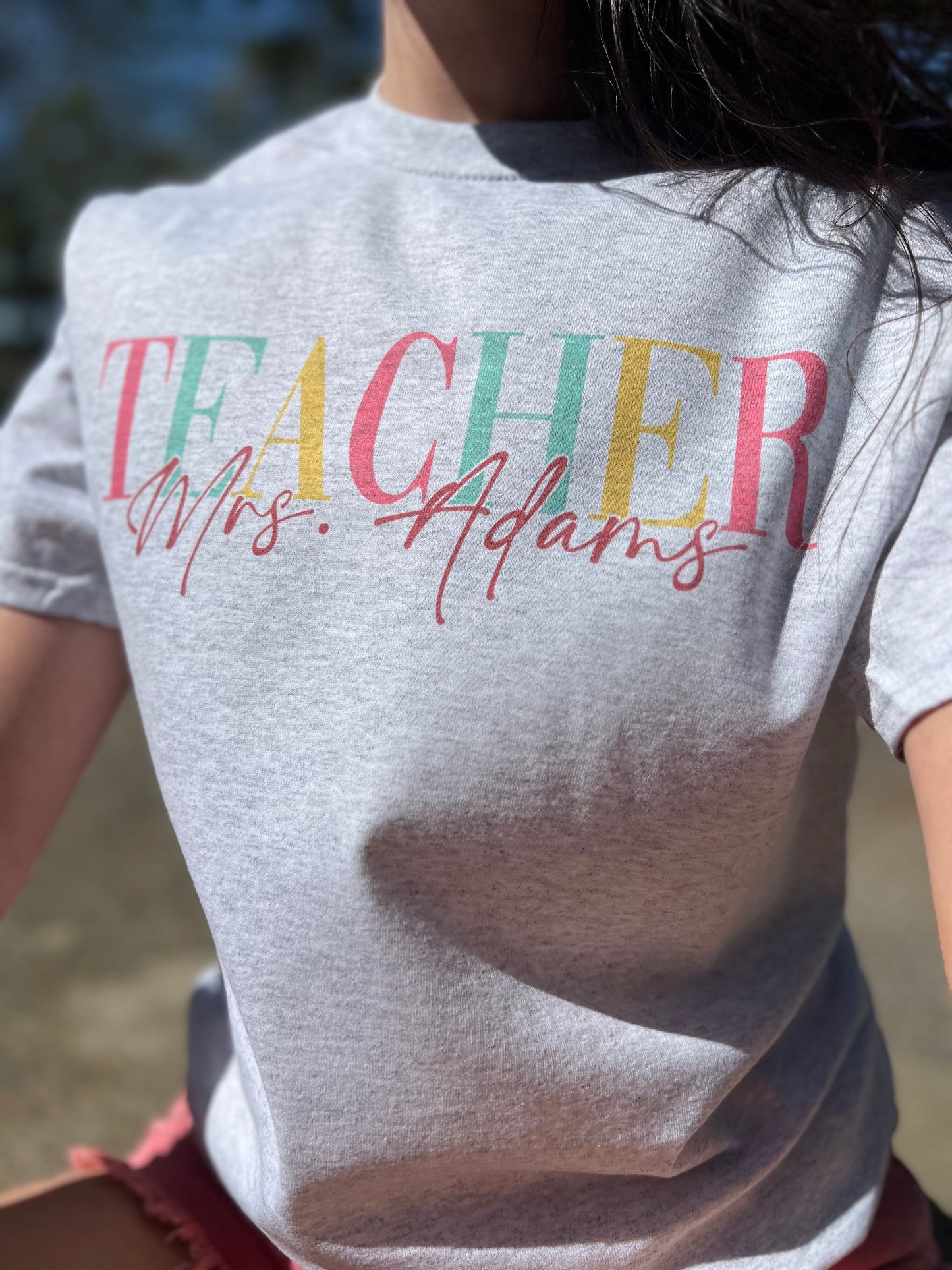 Customizable Teacher Tee