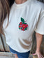 Embroidered Apple Teacher Tee