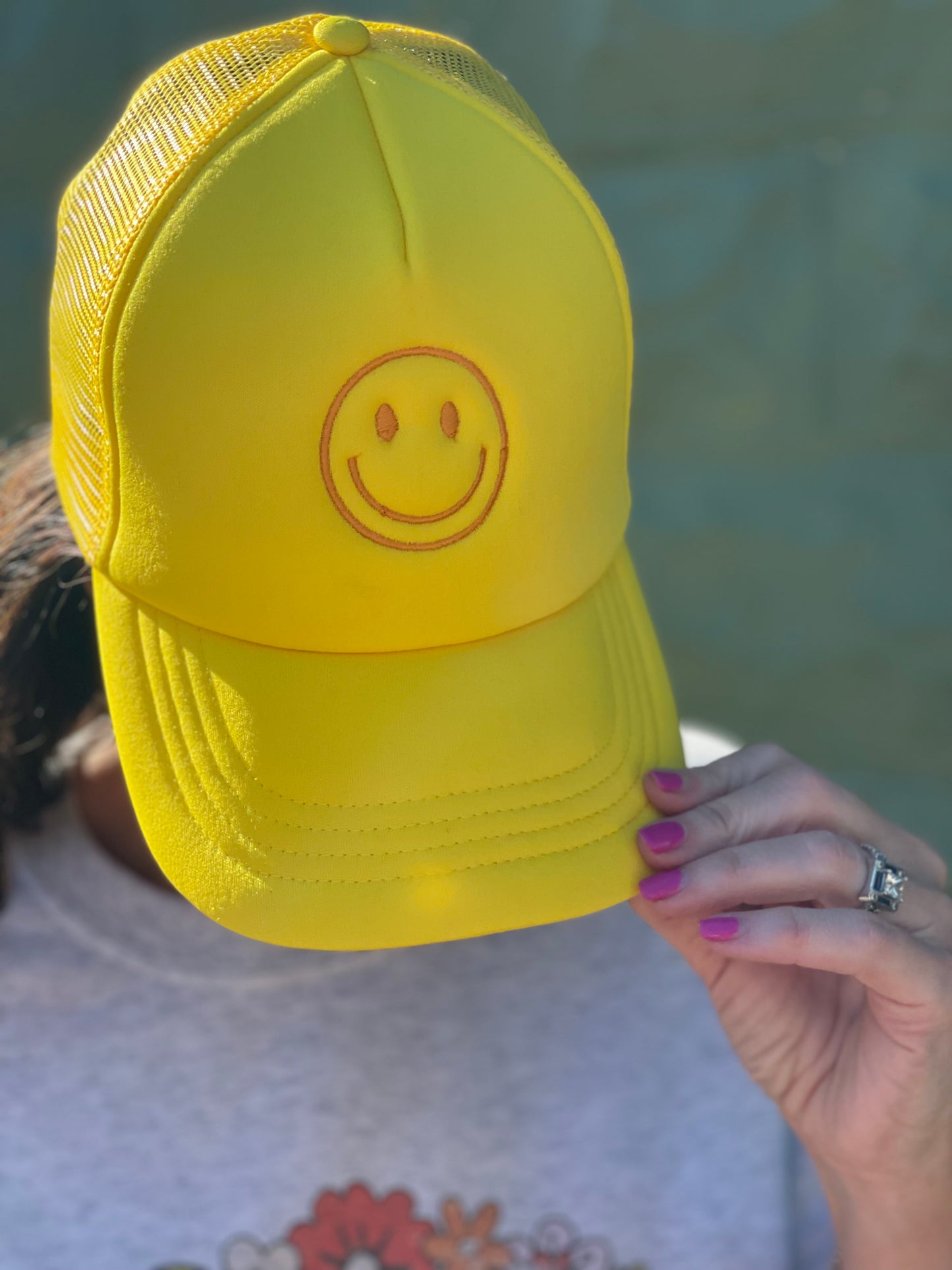 Yellow Smiley Hat