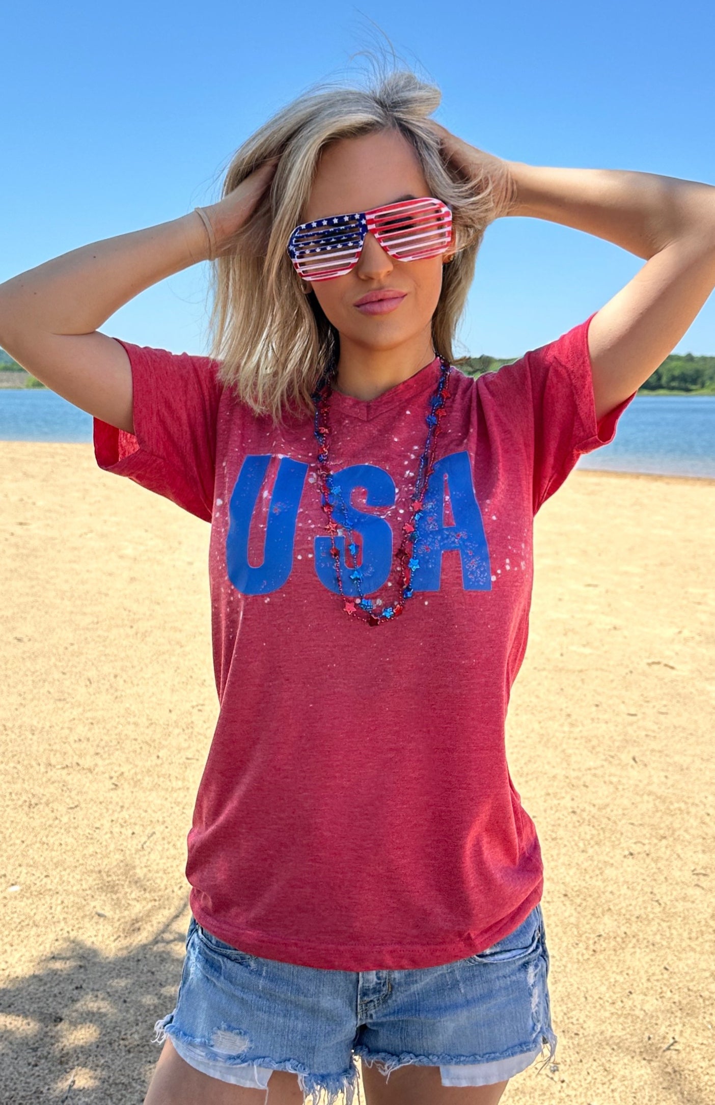 The USA- bleached tee