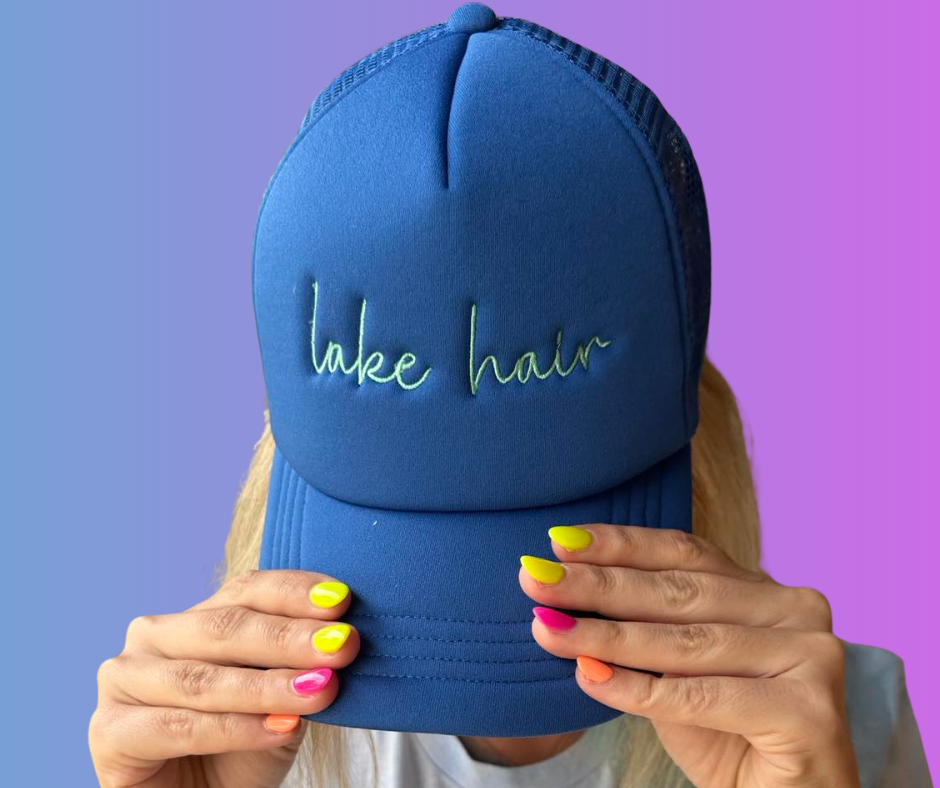 Lake Hair Trucker Hat