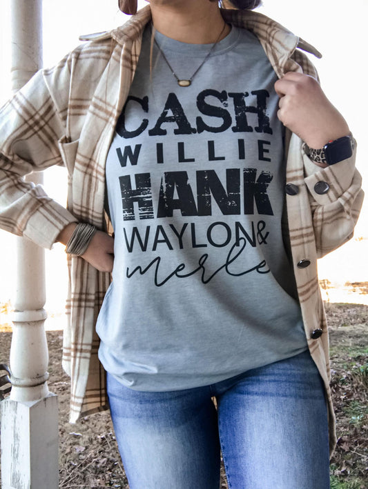Cash And The Boys Tee