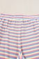 Pink Stripe Rainbow Tee Tasseled String Wide Leg Pants Set