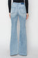 RISEN Full Size High Rise Raw Cut Hem Bootcut Jeans