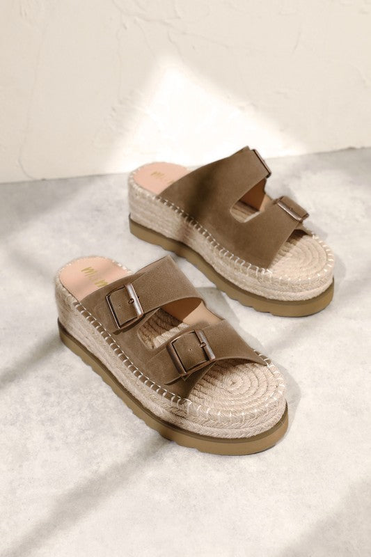 Casual Double Strap Platform Sandals