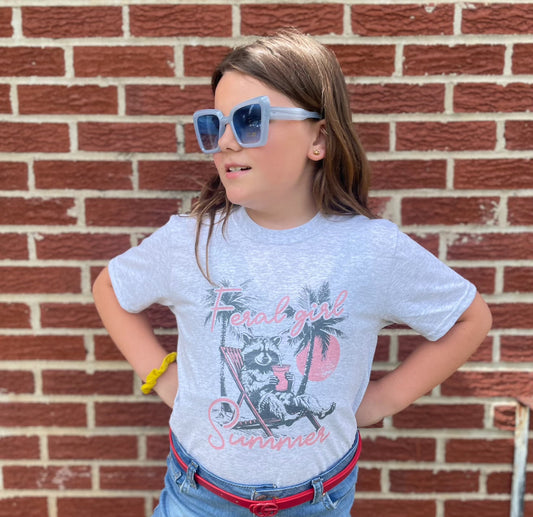 Feral Girl Summer Youth Tee