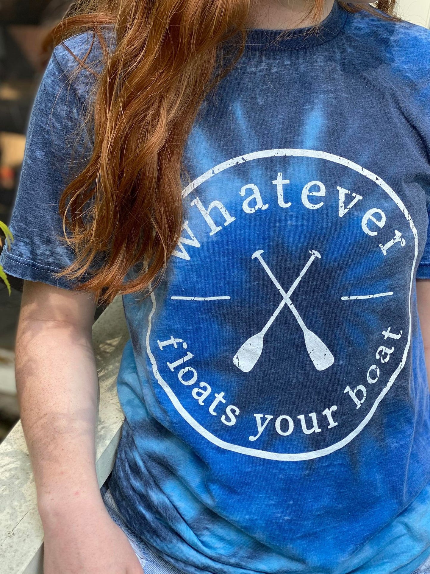 Whatever Floats Your Boat Tie Dye Tee