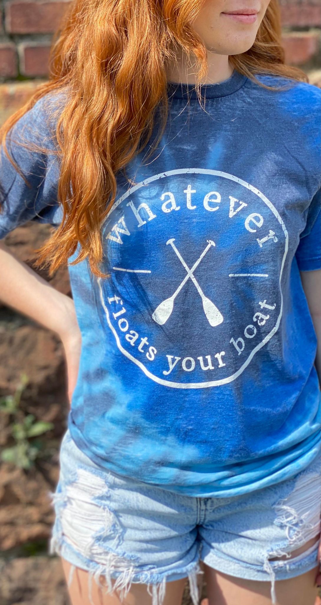 Whatever Floats Your Boat Tie Dye Tee