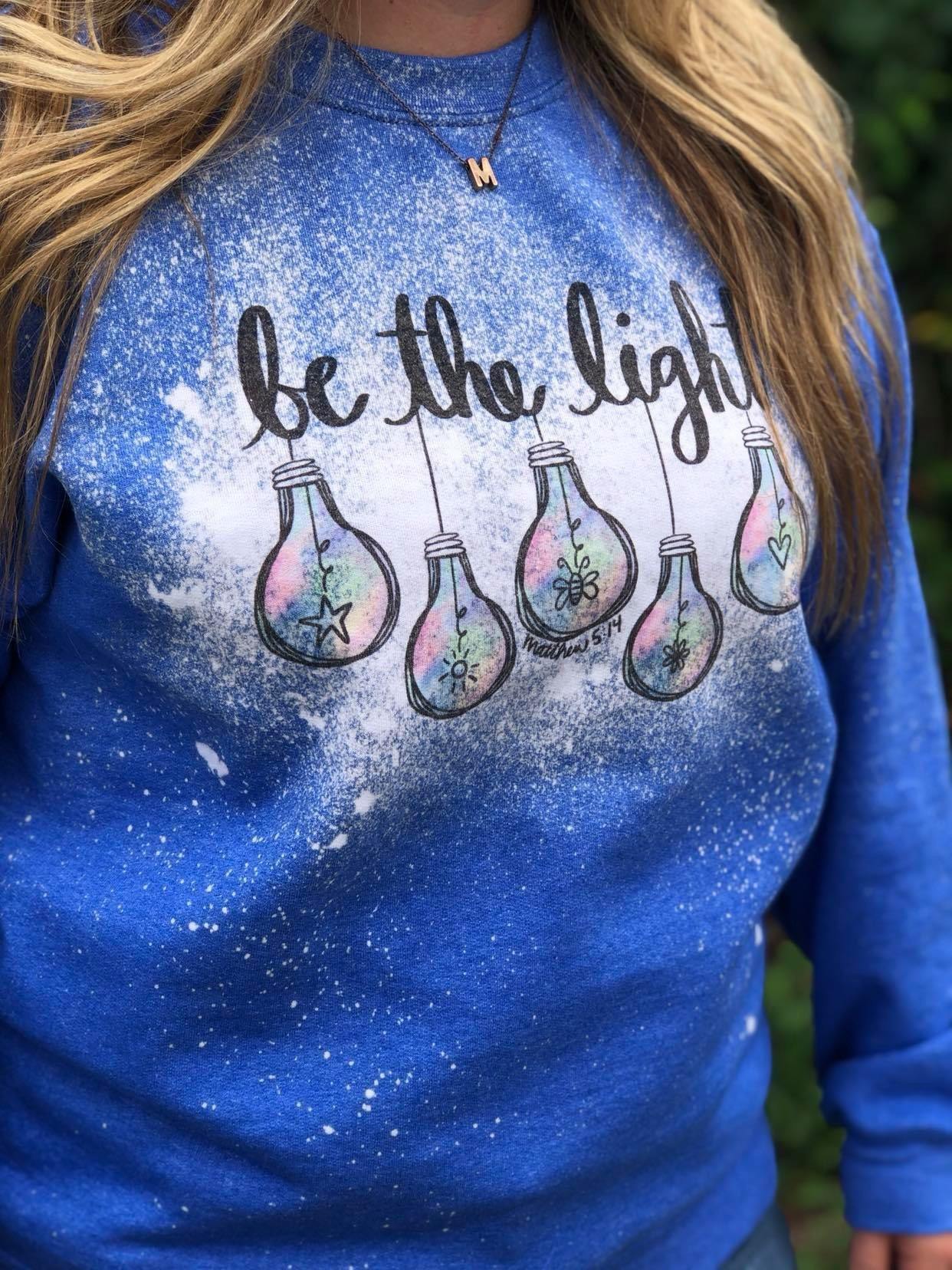 Be The Light Sweatshirt-ASK Apparel LLC