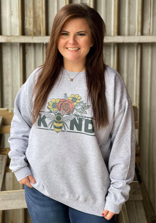 Bee Kind Sweatshirt-ASK Apparel LLC