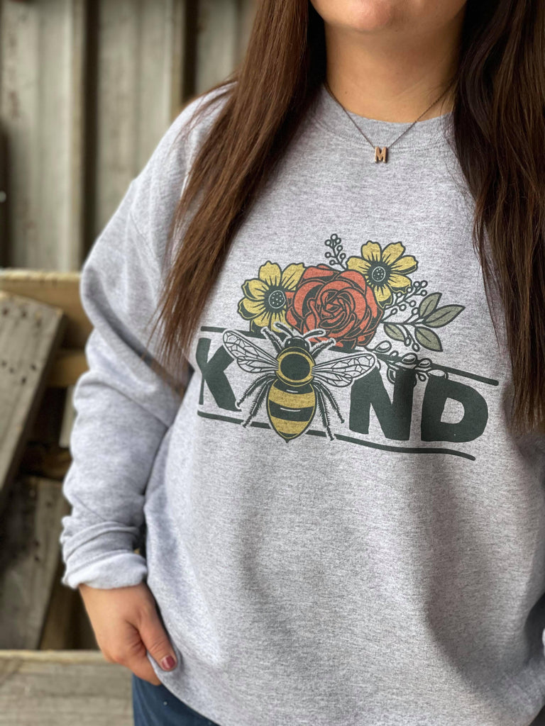 Bee Kind Sweatshirt-ASK Apparel LLC