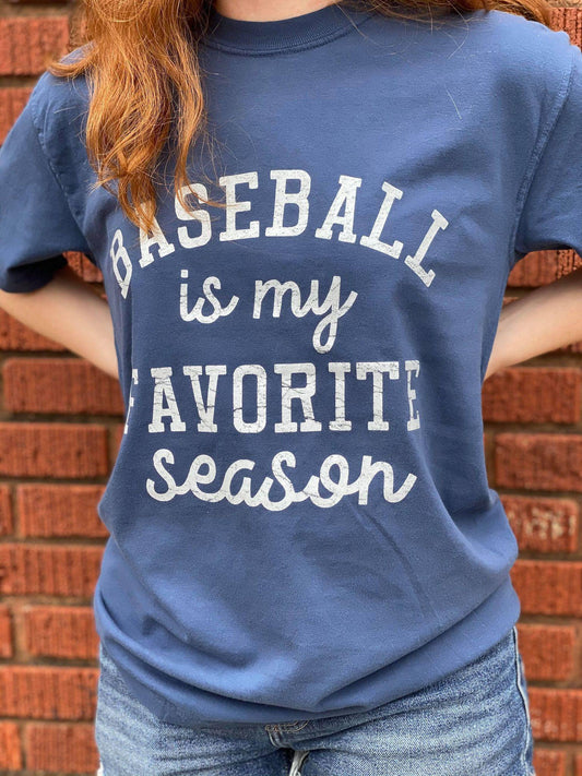 Baseball is my Favorite Season Tee-ASK Apparel LLC