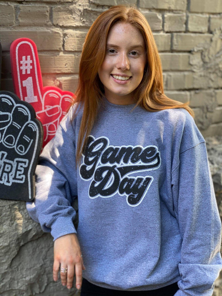 Vintage Game Day Sweatshirt-ASK Apparel LLC