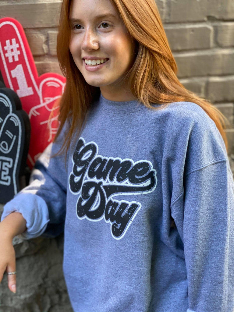 Vintage Game Day Sweatshirt-ASK Apparel LLC