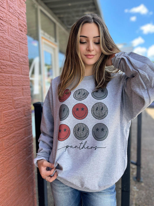 Smiley Mascot Sweatshirt - ASK Apparel LLC