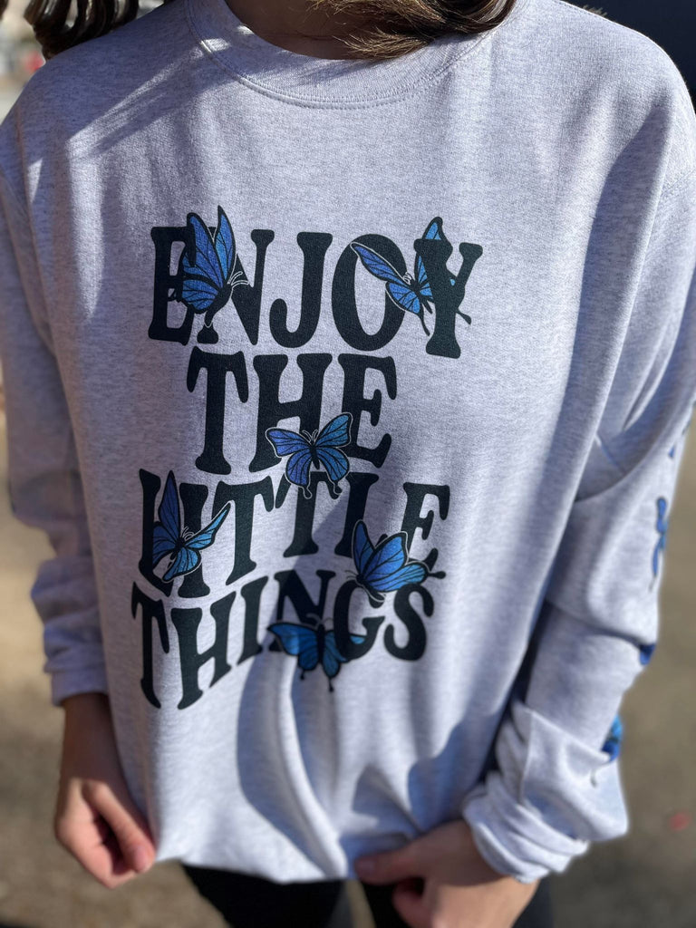 Enjoy The Little Things Sweatshirt-ASK Apparel LLC